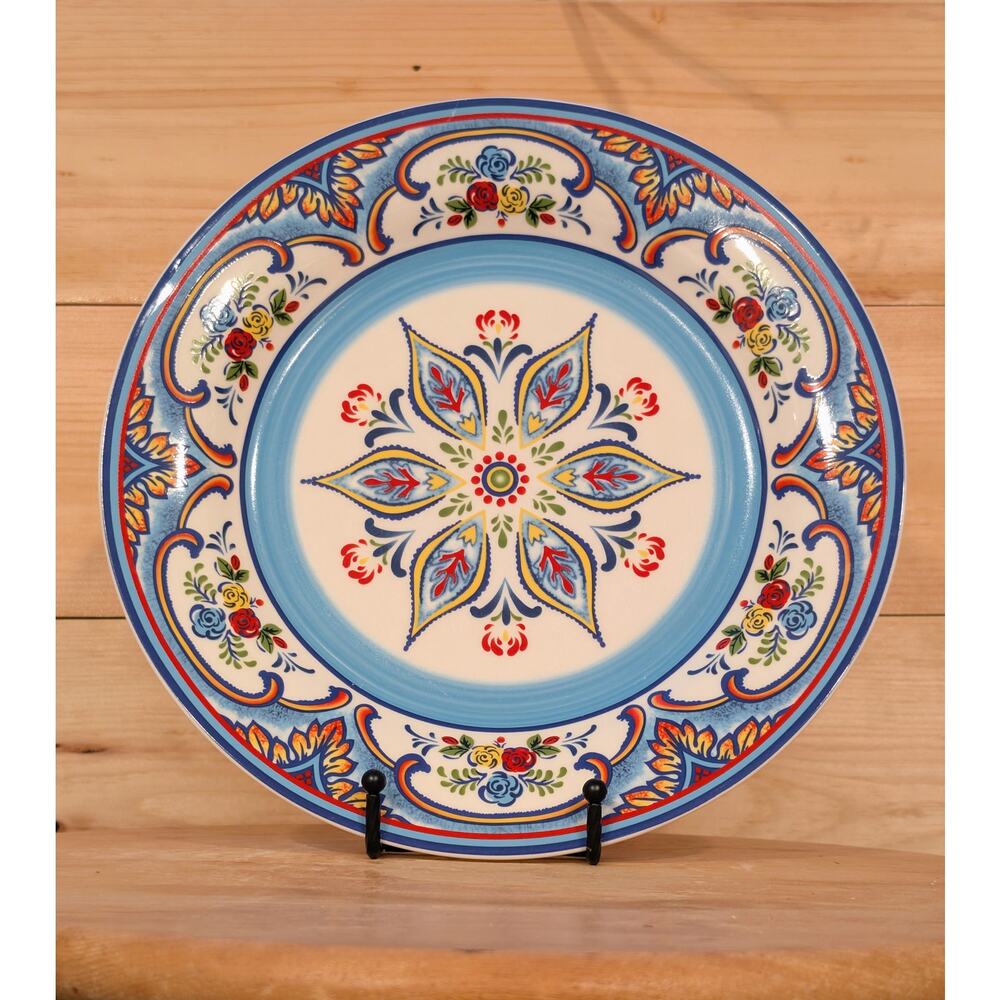 Euro Ceramica Zanzibar Dinner Plates – 10 5/8" - Mediterranean Style